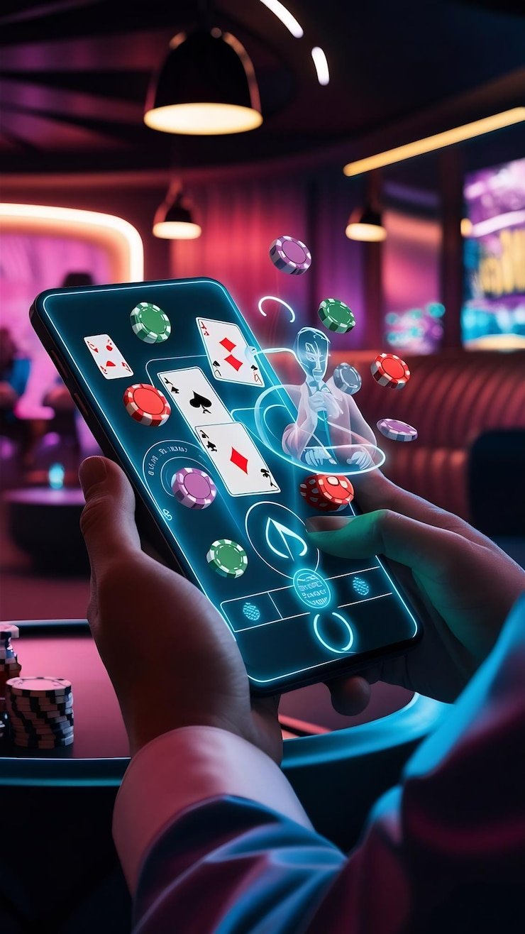 Pengguna membaca jadwal event mobile
